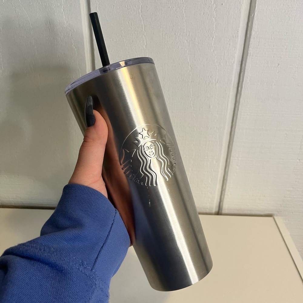 🩶Classic Steel Starbucks Tumbler🩶